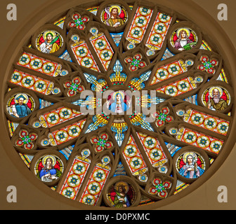 1 AOÛT - LEVOCA : Rosette dans la Basilique de la Visitation de la Vierge Marie le 1 août 2012 à Levoca, Slovaquie. Banque D'Images