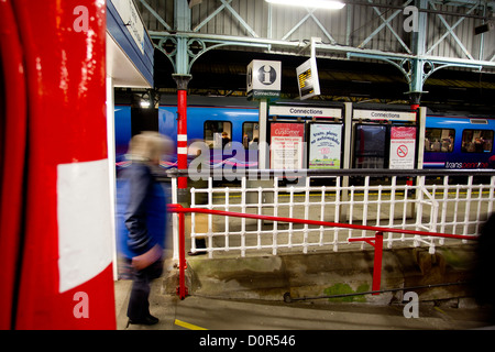 Bienvenue dans les lacs -gare Transpennine Oxenholme Banque D'Images