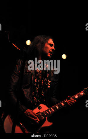 Bournemouth, Royaume-Uni. 29 novembre 2012. Damon Johnson, guitariste de Thin Lizzy. Banque D'Images