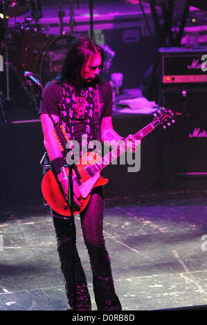 Bournemouth, Royaume-Uni. 29 novembre 2012. Damon Johnson, guitariste de Thin Lizzy. Banque D'Images