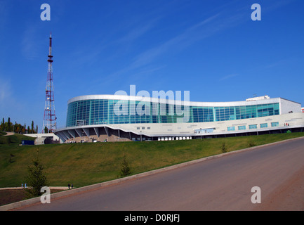 Vue sur le congrès-hall en Ufa Russie Banque D'Images