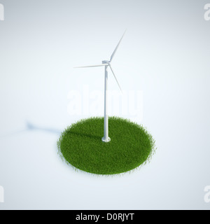 Concept d'énergie éolienne Banque D'Images