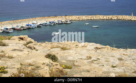 Agios Georgios port Chypre Banque D'Images