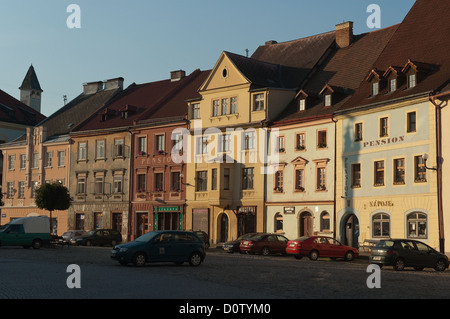 République tchèque188-2446 Elk, Loket nad Ohri, namesti Masaryka, main square Banque D'Images