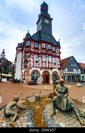 Allemagne, Europe, voyage, Essen, Lorsch, Hôtel de Ville, architecture, art, Charlemagne, Allemagne, Europe, voyage, Histoire, Skyline, sq Banque D'Images