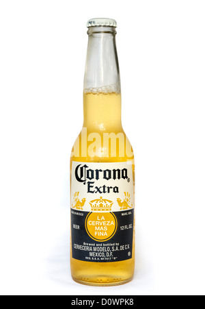 Bouteille de bière mexicaine CORONA Banque D'Images