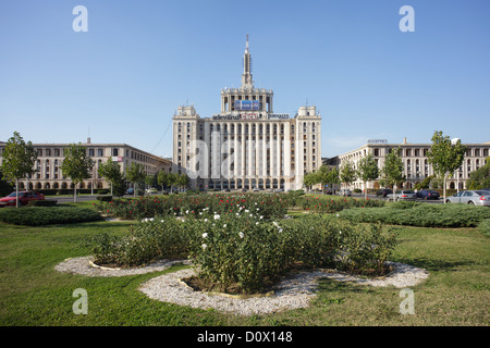 Bucarest, Roumanie, la Maison de la presse libre (Casa place Presei Libere) Banque D'Images