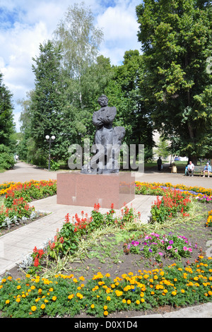 Monument à A. Pouchkine en Russie Banque D'Images