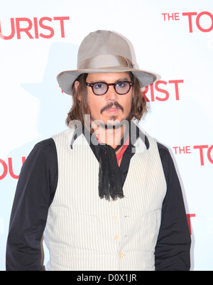 Johnny Depp à un photocall pour le film, l', Rome, Italie. 15/12/2010 Banque D'Images