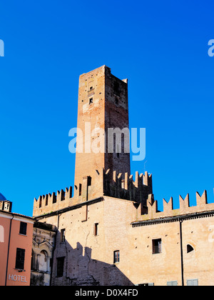 Piazza Sordello, Mantoue, Lombardie, Italie Banque D'Images