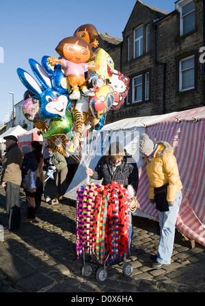 Marché de Noël 2012 à Skipton Banque D'Images