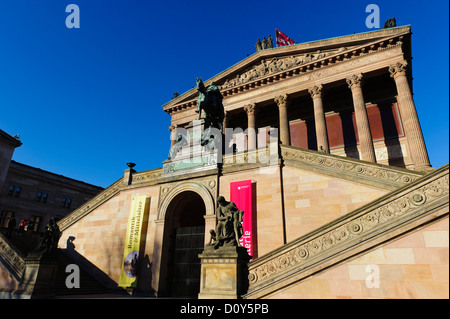 Alte Galerie Nationale, Berlin Banque D'Images