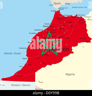 Maroc Banque D'Images