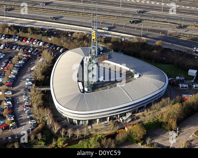 Vue aérienne du centre de contrôle régional de RAC, Bristol à la jonction de l'autoroute M5 et M4 Banque D'Images