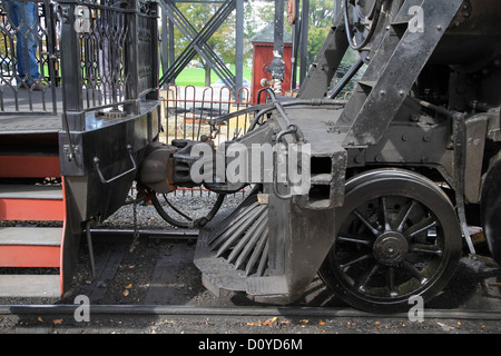 Couplage de train Banque D'Images