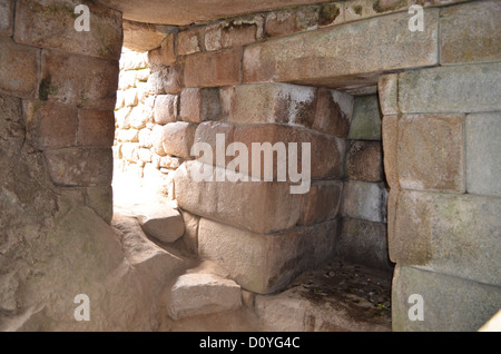 Temple du Condor à Machu Picchu Banque D'Images