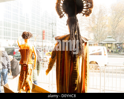 Dans le Roi Lion, une exposition interactive, Times Square, NYC Banque D'Images