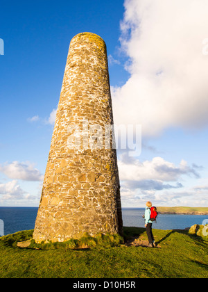 Une tour au niveau du point près de Padstow, Cornwall, UK. Banque D'Images