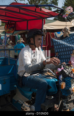 Marché hebdomadaire à Asilah, Mororcco Banque D'Images