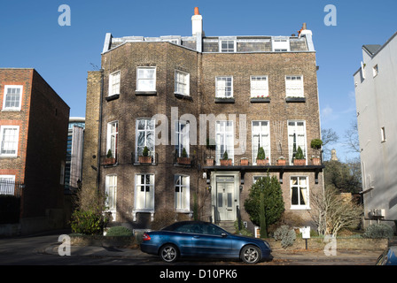 Abingdon house, une maison individuelle de style géorgien face à Kew green, Surrey, Angleterre, et depuis 1950 classé grade II Banque D'Images