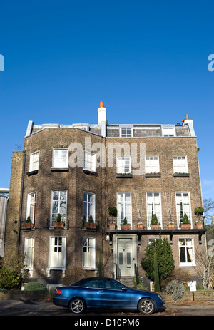 Abingdon house, une maison individuelle de style géorgien face à Kew green, Surrey, Angleterre, et depuis 1950 classé grade II Banque D'Images