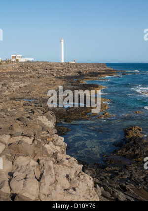 Phare de Punta Pechiguera Playa Blanca, Lanzarote Banque D'Images
