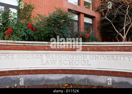 George Washington University Law School Banque D'Images