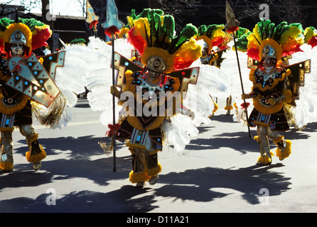 1970 PARADE MIMÉE NEW YEARS DAY Philadelphia PA Banque D'Images