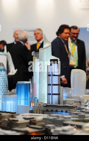 FRANCE, Cannes 11E MARS 2009 sur les investisseurs de la ville de Londres se tenir au MIPIM, le plus grand événement d'investissement immobilier Banque D'Images