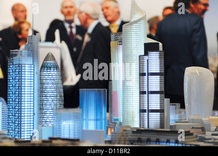 FRANCE, Cannes 11E MARS 2009 sur les investisseurs de la ville de Londres se tenir au MIPIM, le plus grand événement d'investissement immobilier Banque D'Images