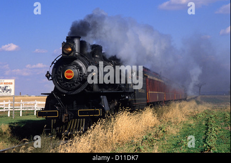 1980 STRASBURG RAILROAD VAPEUR Comté de Lancaster en Pennsylvanie USA Banque D'Images