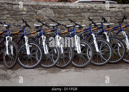 Location de bicyclettes Bradford on Avon Wiltshire England UK Banque D'Images