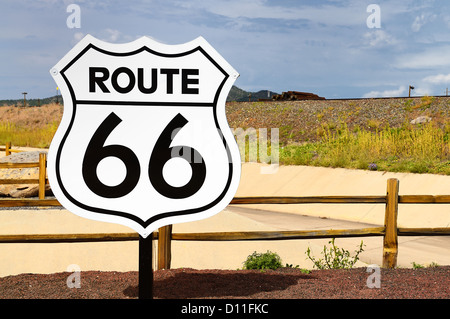 Inscrivez-vous sur la route 66 en Arizona Banque D'Images