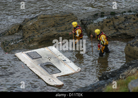 Lendemain de la Newark les inondations en 2004. Banque D'Images