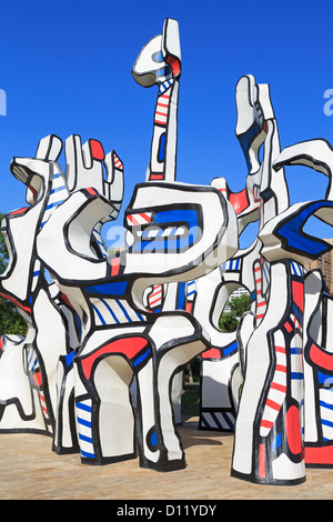 Monument au fantome par Jean Dubuffet,Parc de découverte,Houston,Texas,USA Banque D'Images