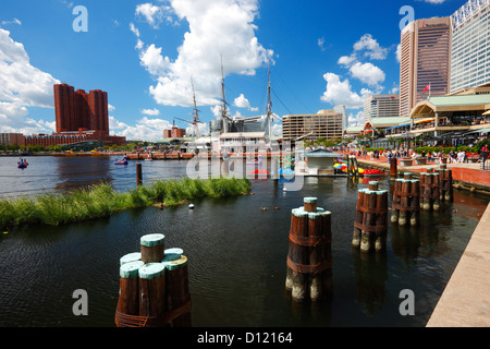 Baltimore Maryland, inner harbour Banque D'Images