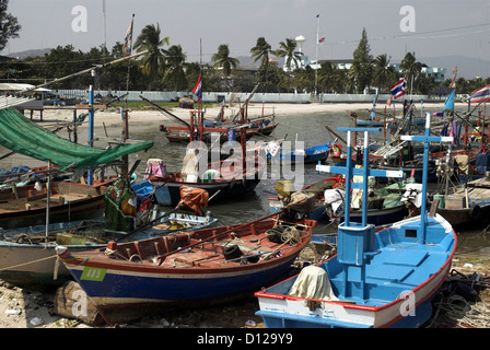 Hua Hin Thaïlande Harbour Banque D'Images