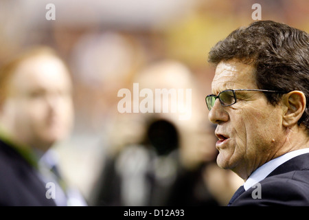 Séville, Espagne, Fabio Capello, l'entraîneur de l'Angleterre Banque D'Images