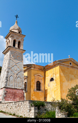 Vieille église de saint Marina à l'île de Zakynthos en Grèce Banque D'Images