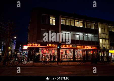 Aberdeen Steak House Restaurant sur Praed Street, Paddington, London, England, UK Banque D'Images