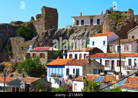 Village de Chora' à Samothraki island en Grèce Banque D'Images