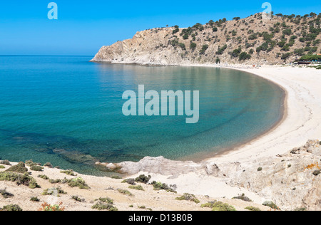 'Pahia Ammos Beach' à Samothraki island en Grèce Banque D'Images