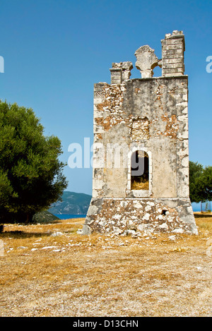 Ancien monastère de "Dora" à l'île de Céphalonie en Grèce Banque D'Images