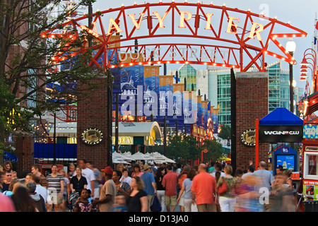 Entrée de Navy Pier, Chicago, Illinois, USA Banque D'Images