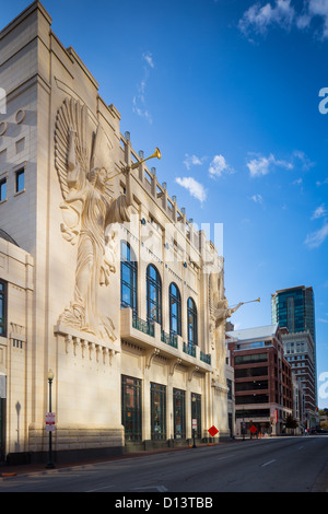 Bass Performance Hall dans le centre-ville de Fort Worth, Texas Banque D'Images