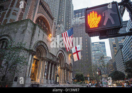 L'église épiscopale St Barth, Park Avenue, Manhattan, New York City Banque D'Images