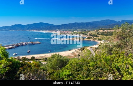 La baie pittoresque péninsule de Halkidiki à en Grèce Banque D'Images