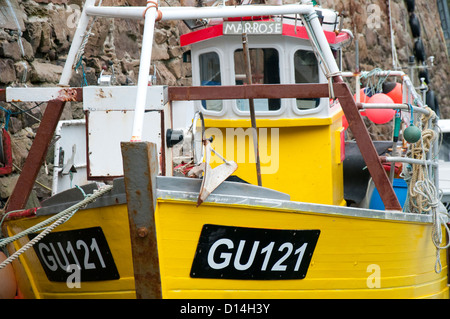 Braye Harbour sur Alderney, Channel Islands Banque D'Images