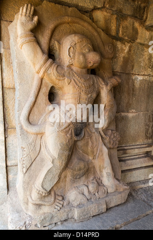 Madhava Temple, également connu sous le nom de temple Ranga, situé près de l'éléphant d'Équitation, Hampi, Inde Banque D'Images