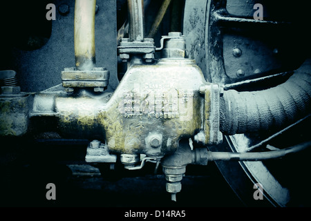 Close up d'une partie du train à vapeur Banque D'Images